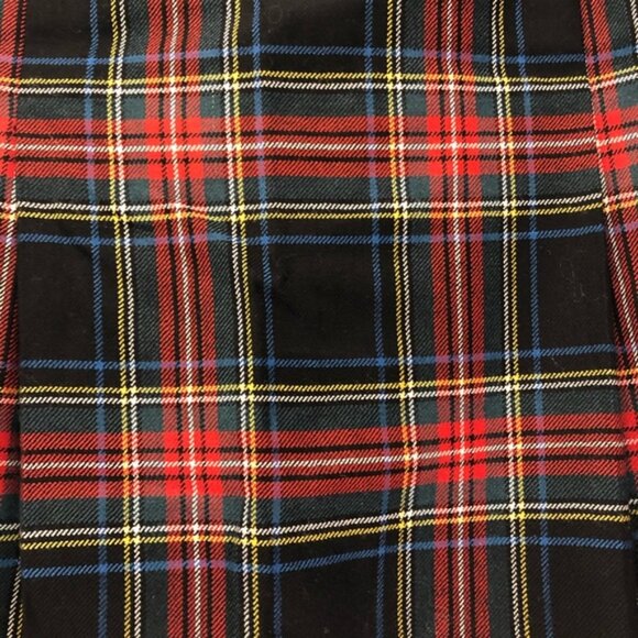 Brooks Brothers Plaid Wool Pleated A-Line Skirt - Picture 4 of 6